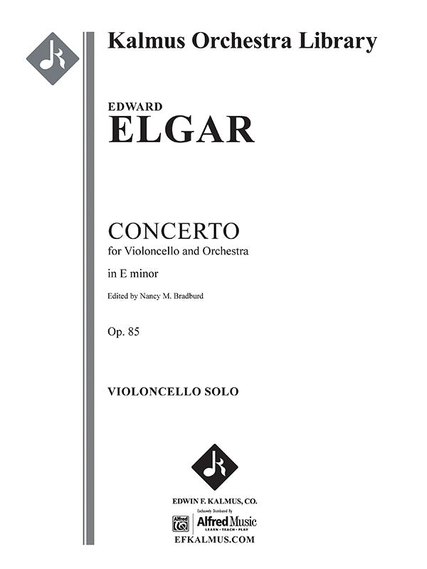 Elgar: Cello Concerto in E Minor, Op. 85
