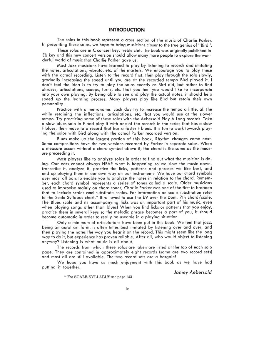 Charlie Parker Omnibook