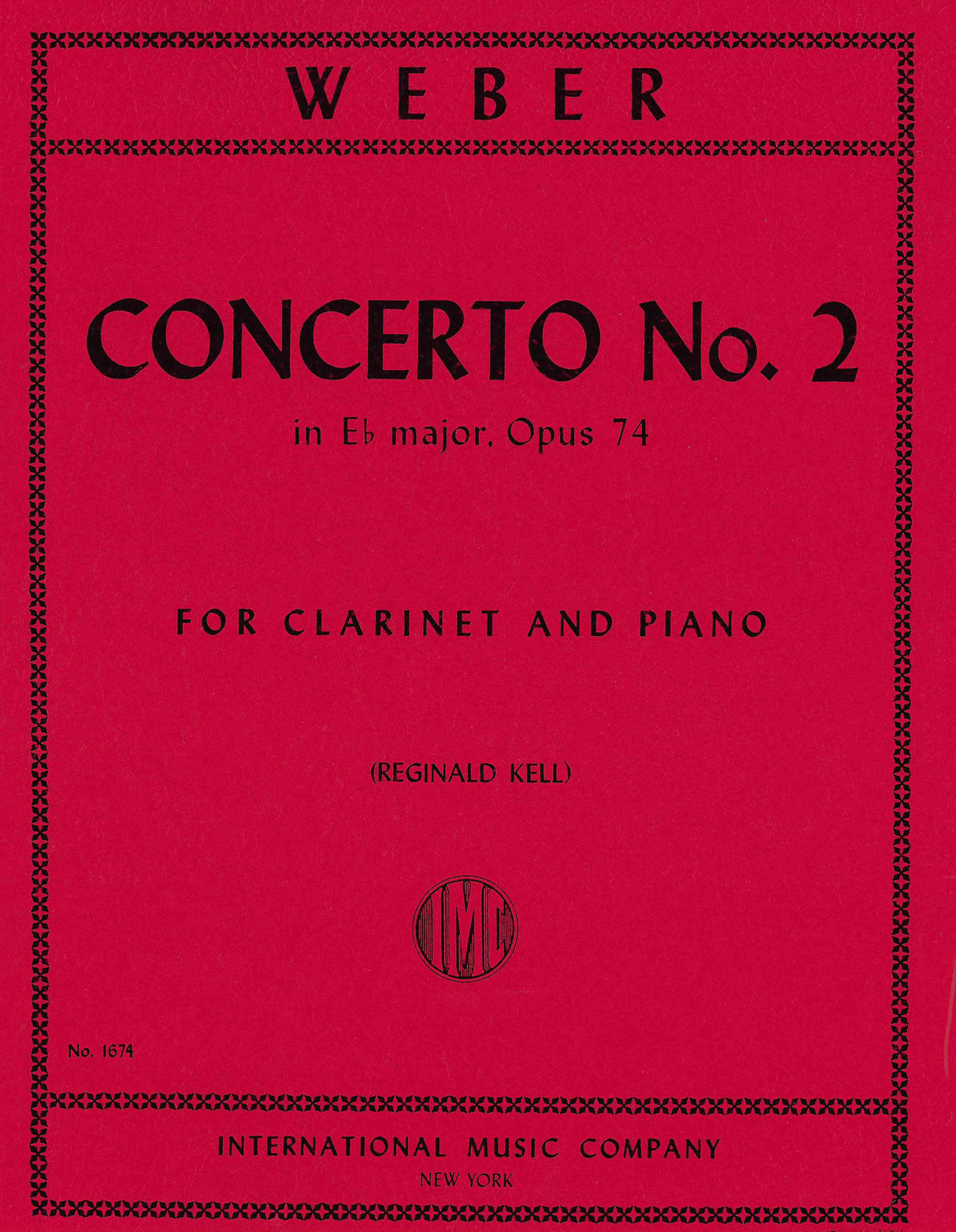 Weber: Concerto No. 2 for Clarinet and Piano in E-flat Major, Op. 74