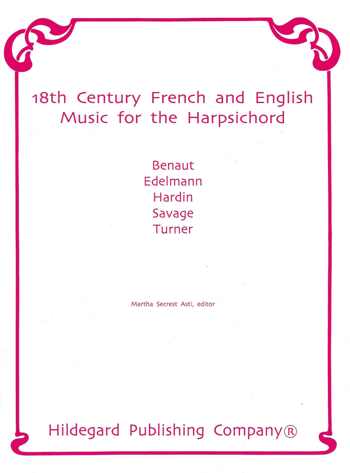18th Century French and English Music for The Harpsichord