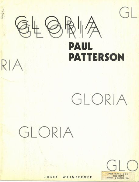 Patterson: Gloria, Op. 21