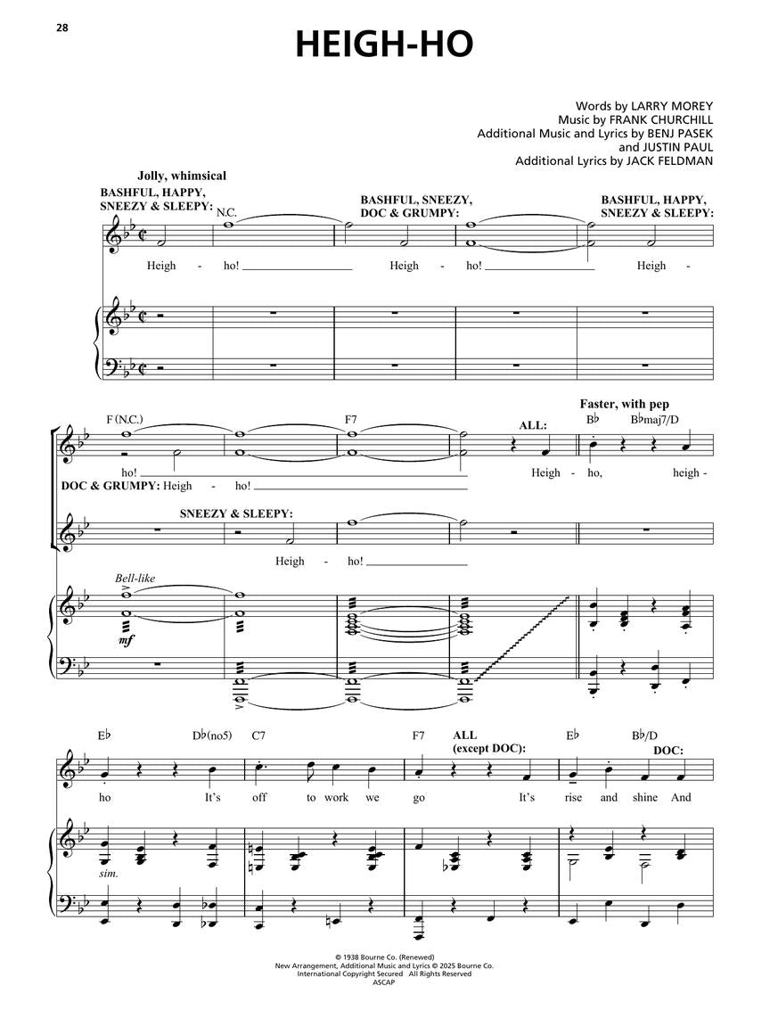 Disney's Snow White - Vocal Selections