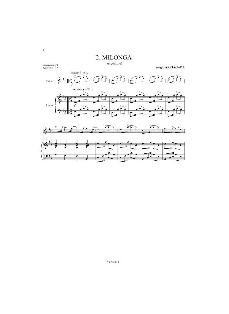 Arriagada: 5 Danses latino américaines