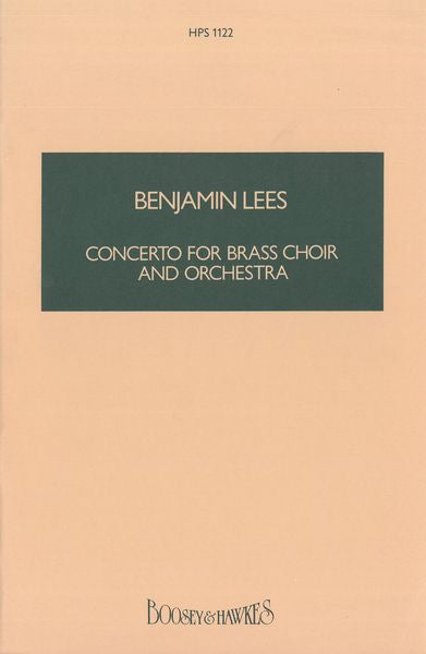Lees: Concerto for Brass Choir and Orchestra