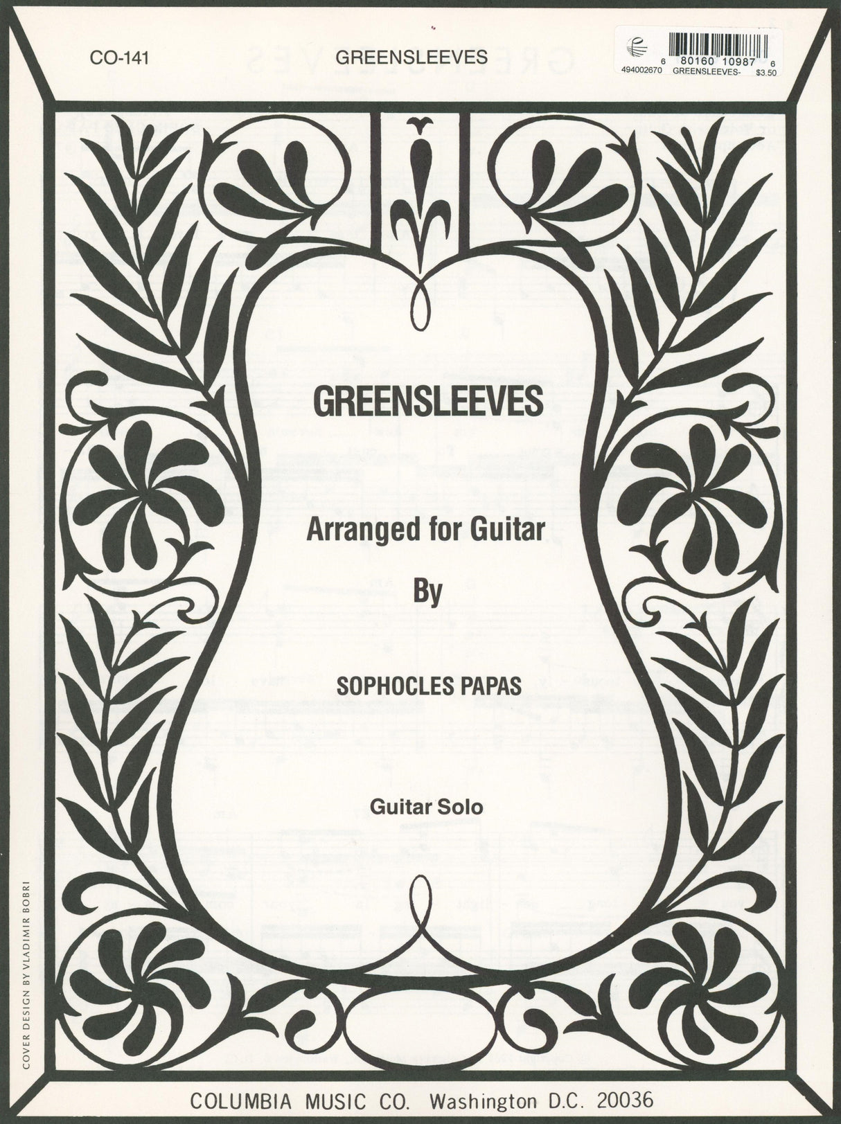 Greensleeves (arr. for guitar)