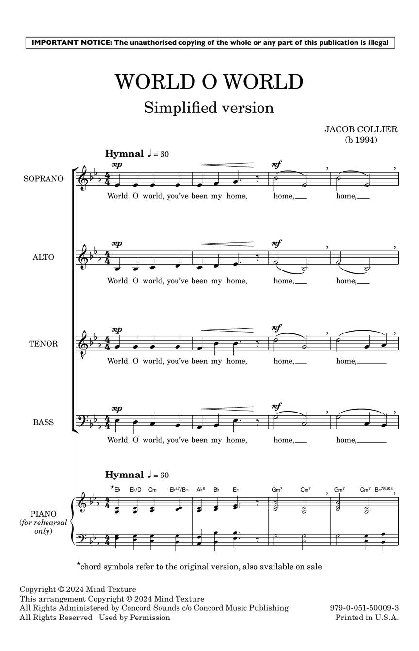 Collier: World O World - Simplified Version