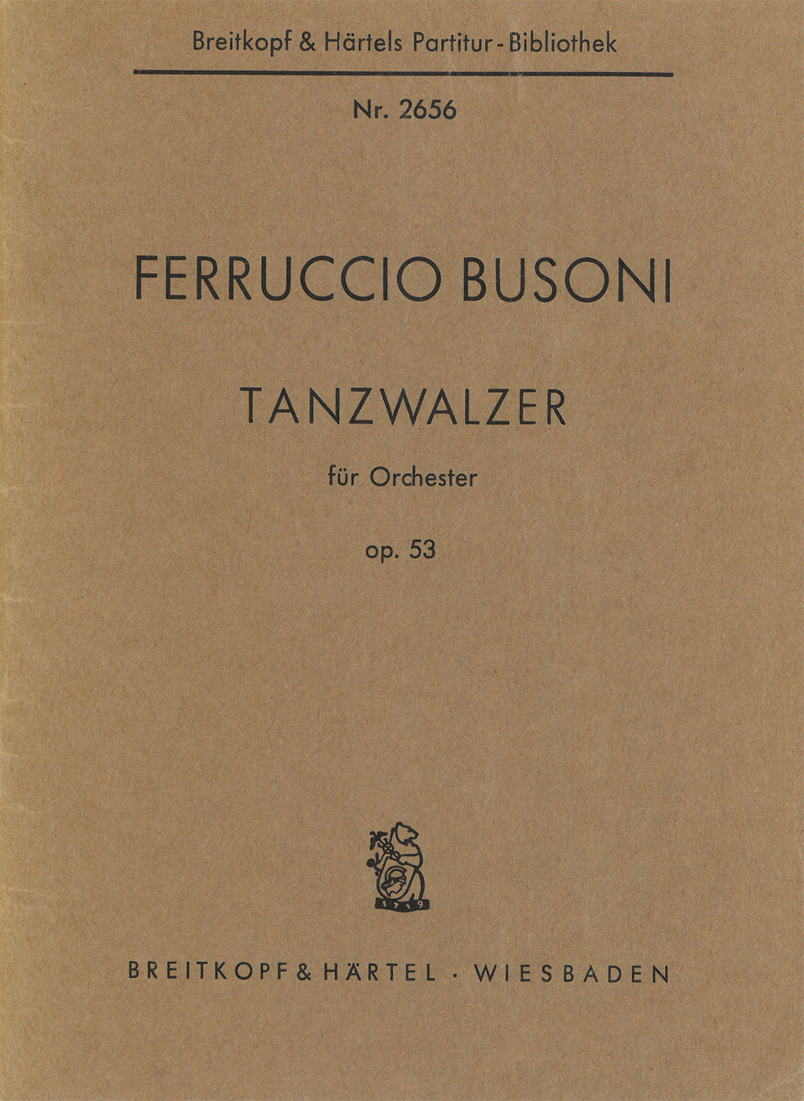 Busoni: Tanzwalzer, BV 288, Op. 53