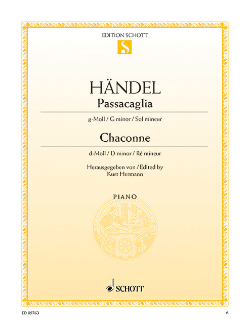 Handel: Passacaglia in G Minor / Chaconne D Minor