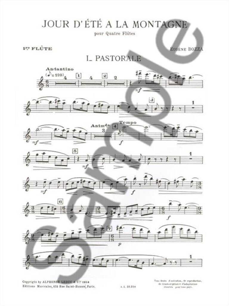 Bozza: Jour d'été à la Montagne