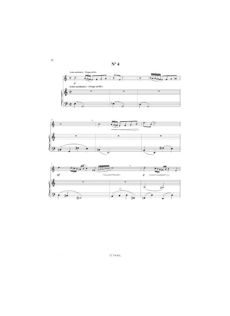 Piazzolla: Tango-Études (for flute and piano)