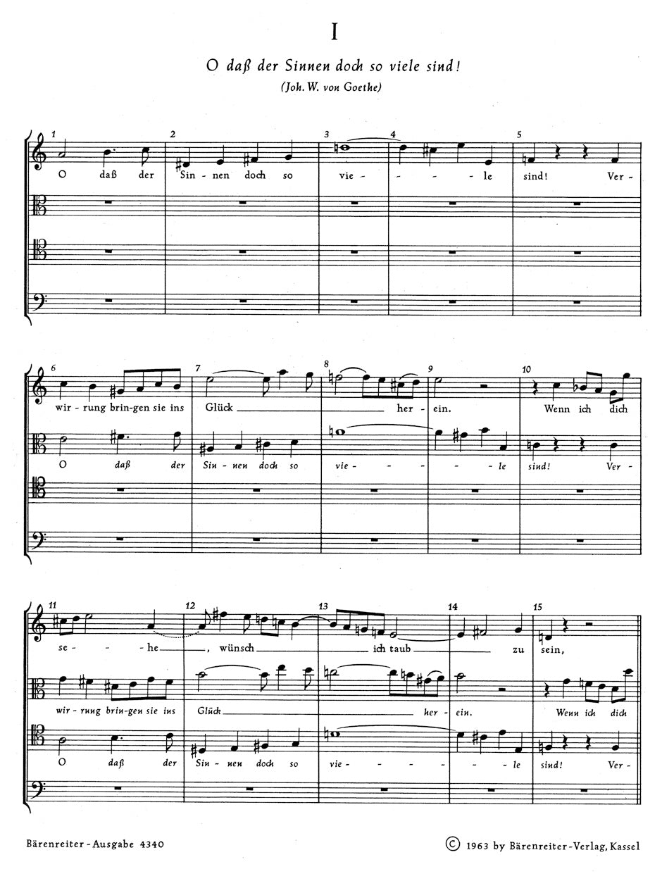 Schoenberg: 30 Canons