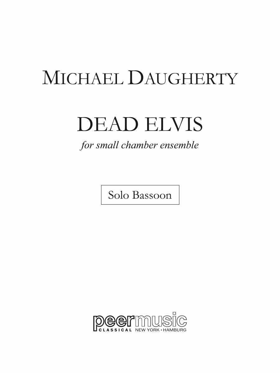 Daugherty: Dead Elvis