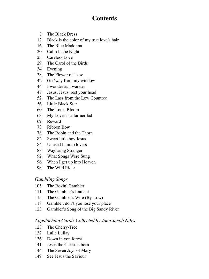 Songs of John Jacob Niles – Revised and Expanded Edition
