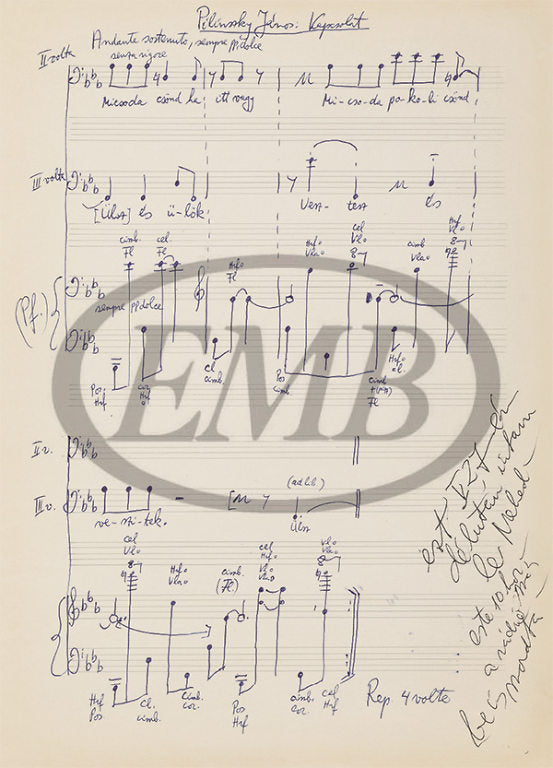 Kurtág: Zoli Kocsis's Manuscript Book