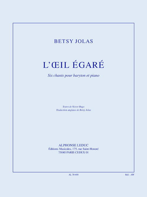 Jolas: L'oeil égaré