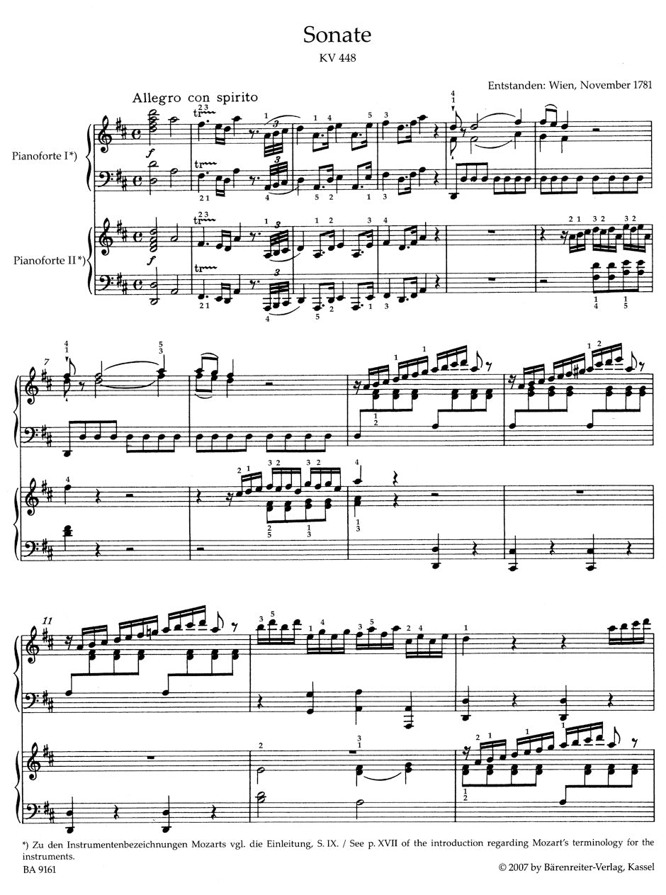 Mozart: Complete Works for Two Pianos