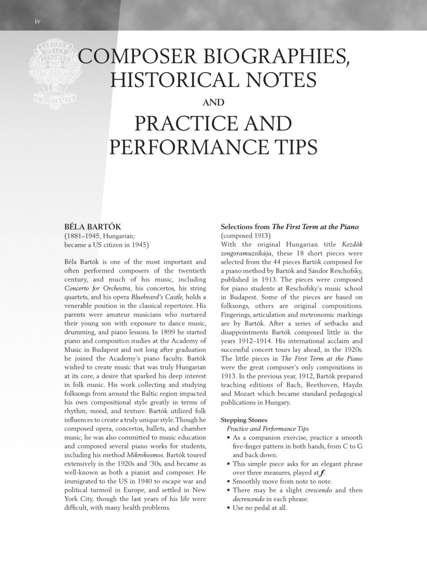 Baroque to Modern: Elementary Level