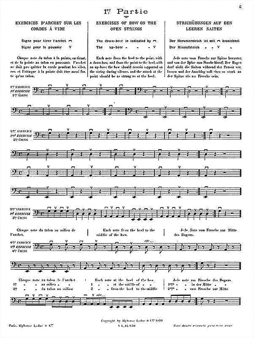 Nanny: Complete Double Bass Method - Volume 1