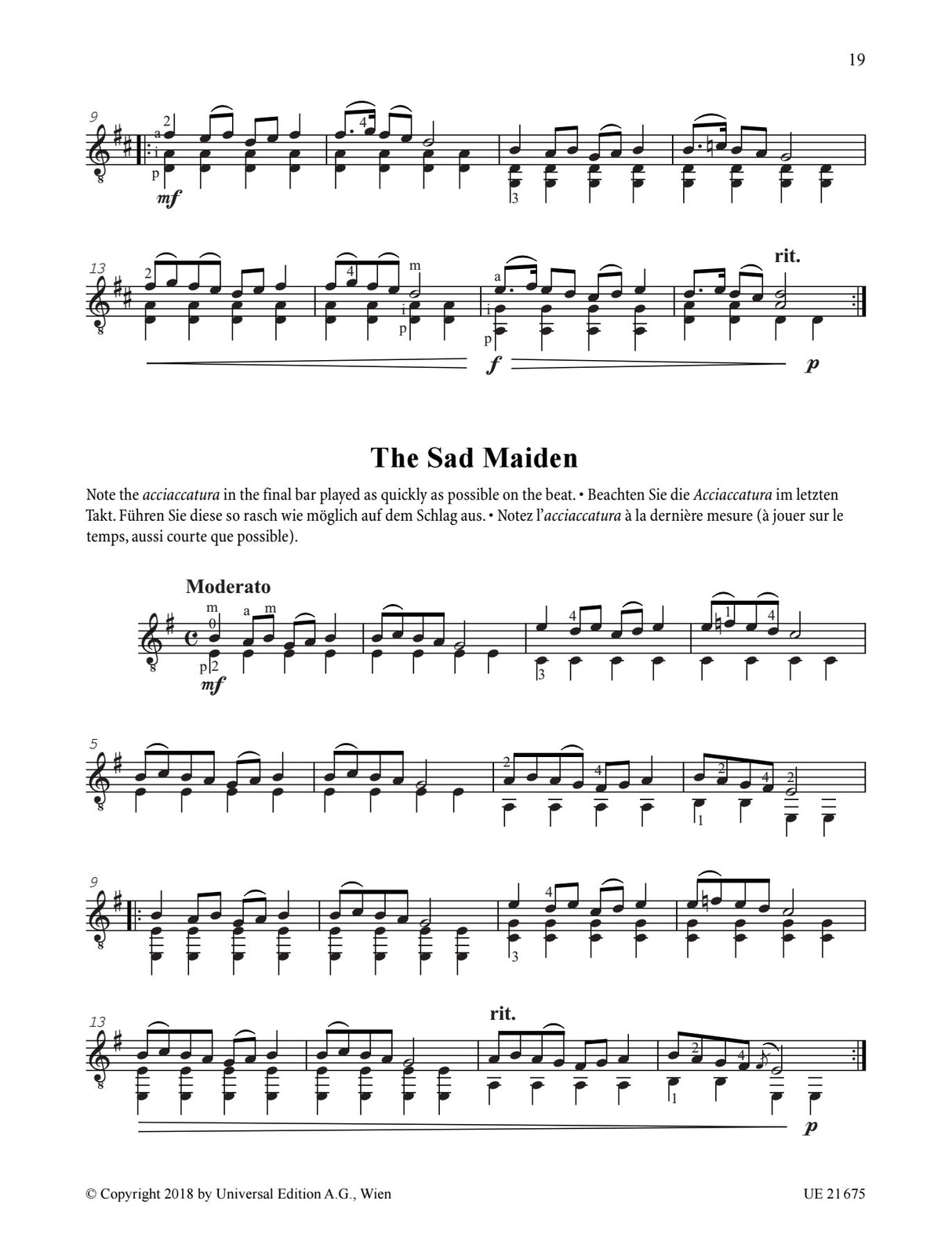 Classical Guitar Album - Volume 1