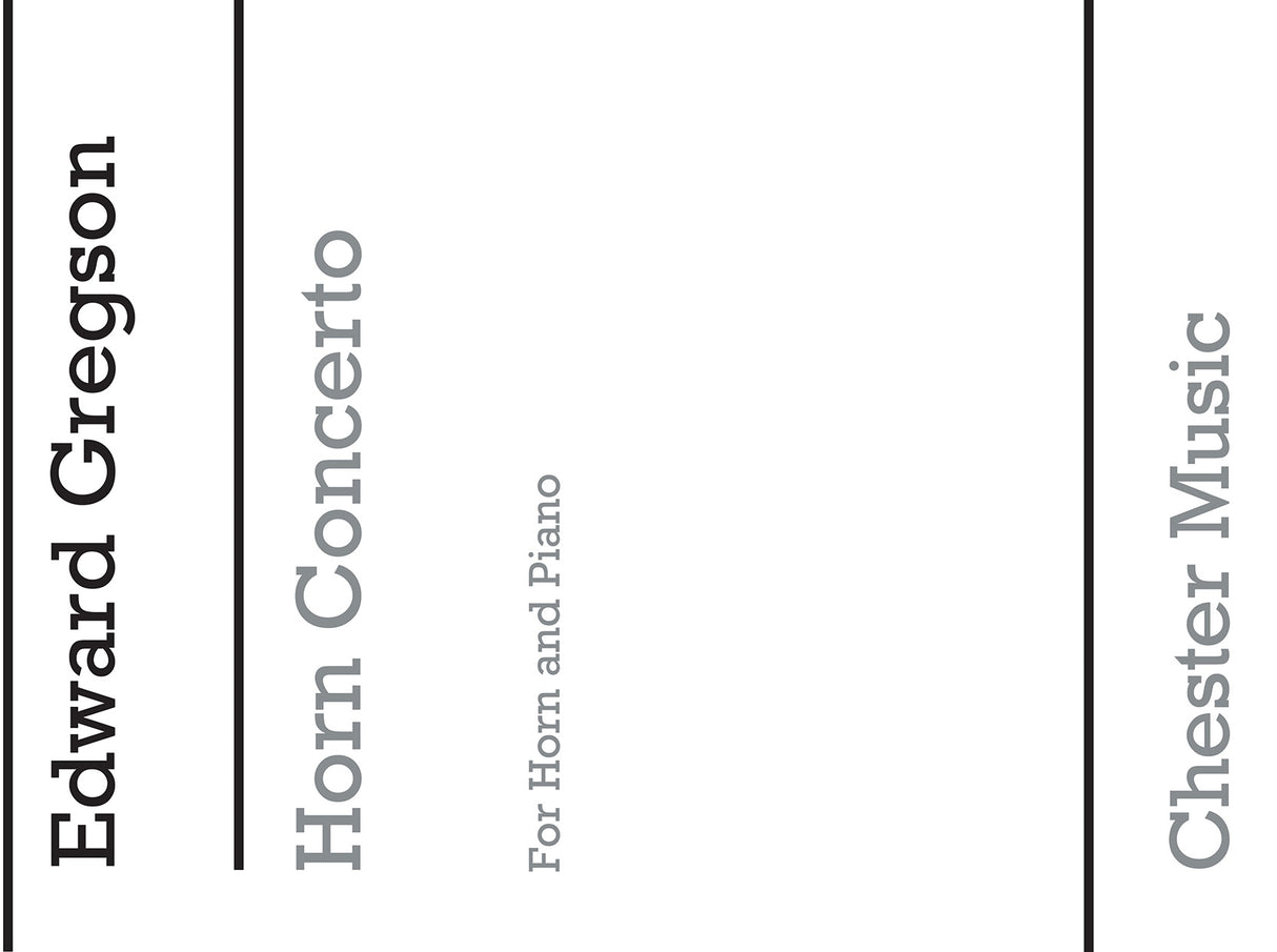 Gregson: Horn Concerto