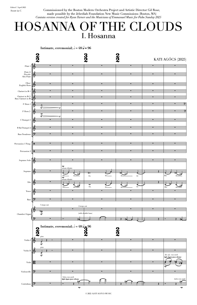 Agócs: Hosanna of the Clouds