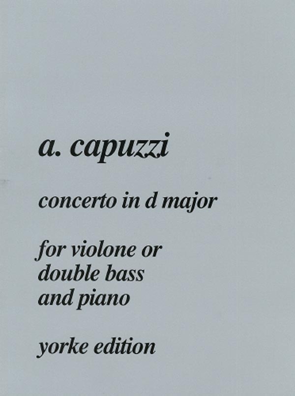 Capuzzi: Bass Concerto in D Major