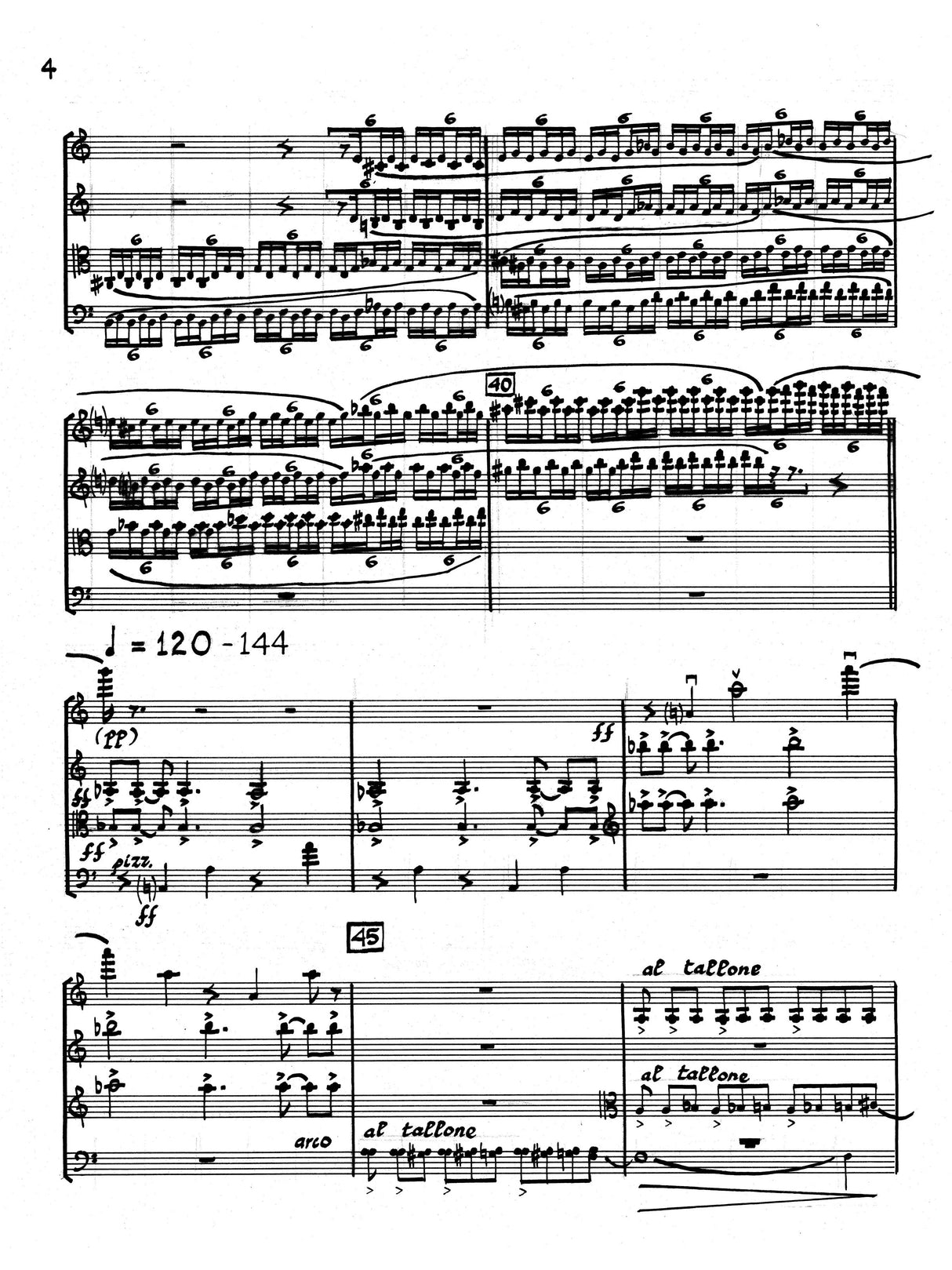 Roussakis: String Quartet (1962-3)