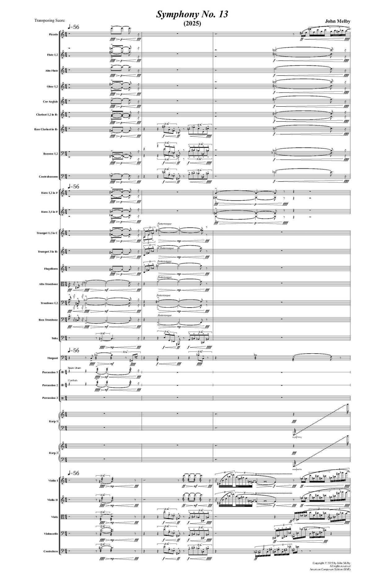 Melby: Symphony No. 13