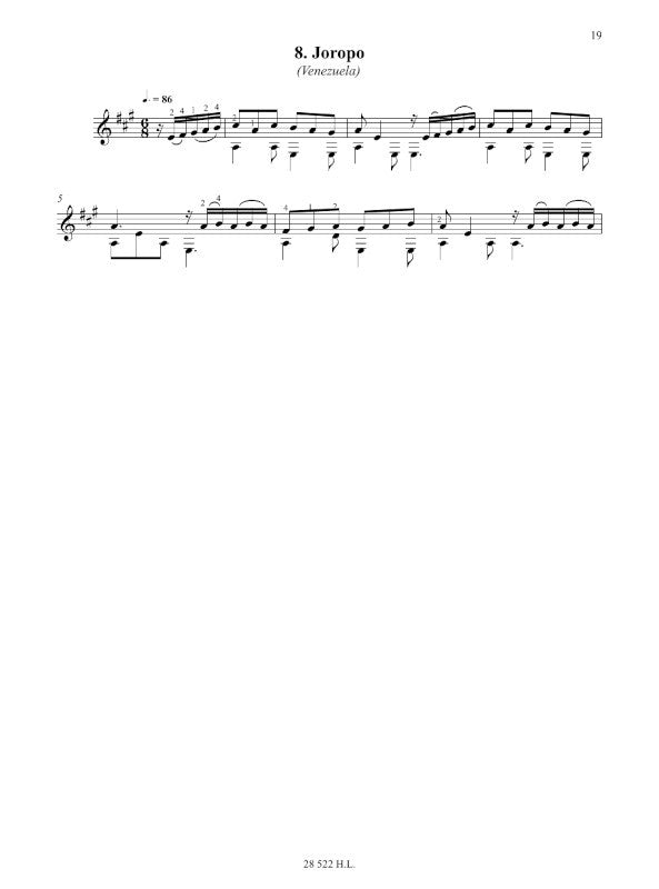 Arriagada: 10 Latin American Etudes (arr. for guitar)