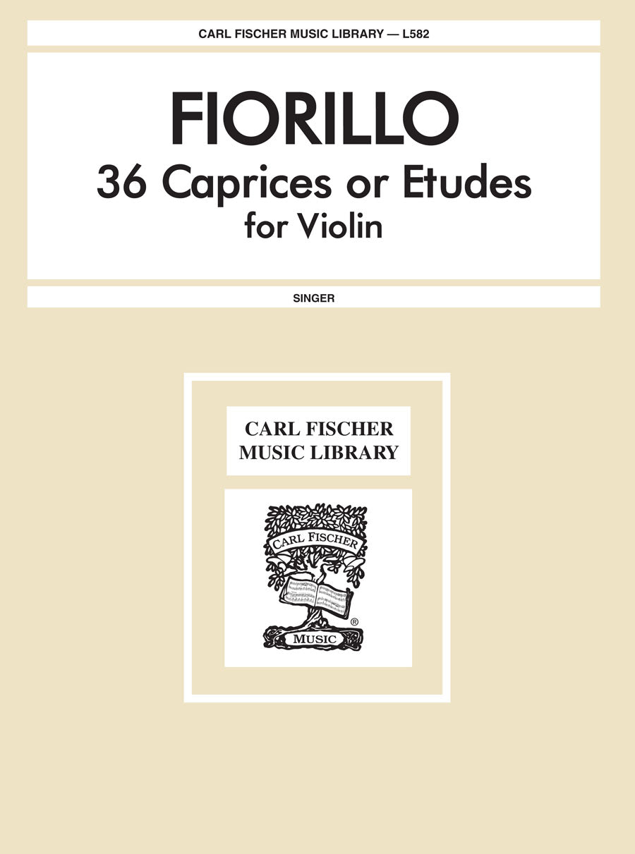 Fiorillo: 36 Etudes or Caprices