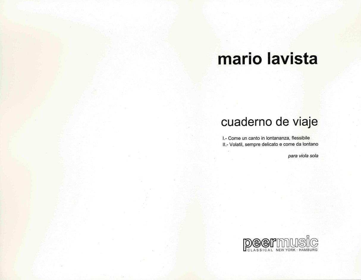 Lavista: Cuaderno de Viaje
