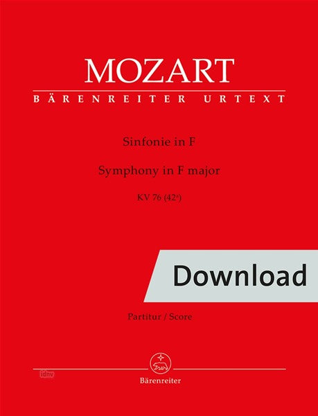 Mozart: Symphony in F Major, K. 76 (42a)