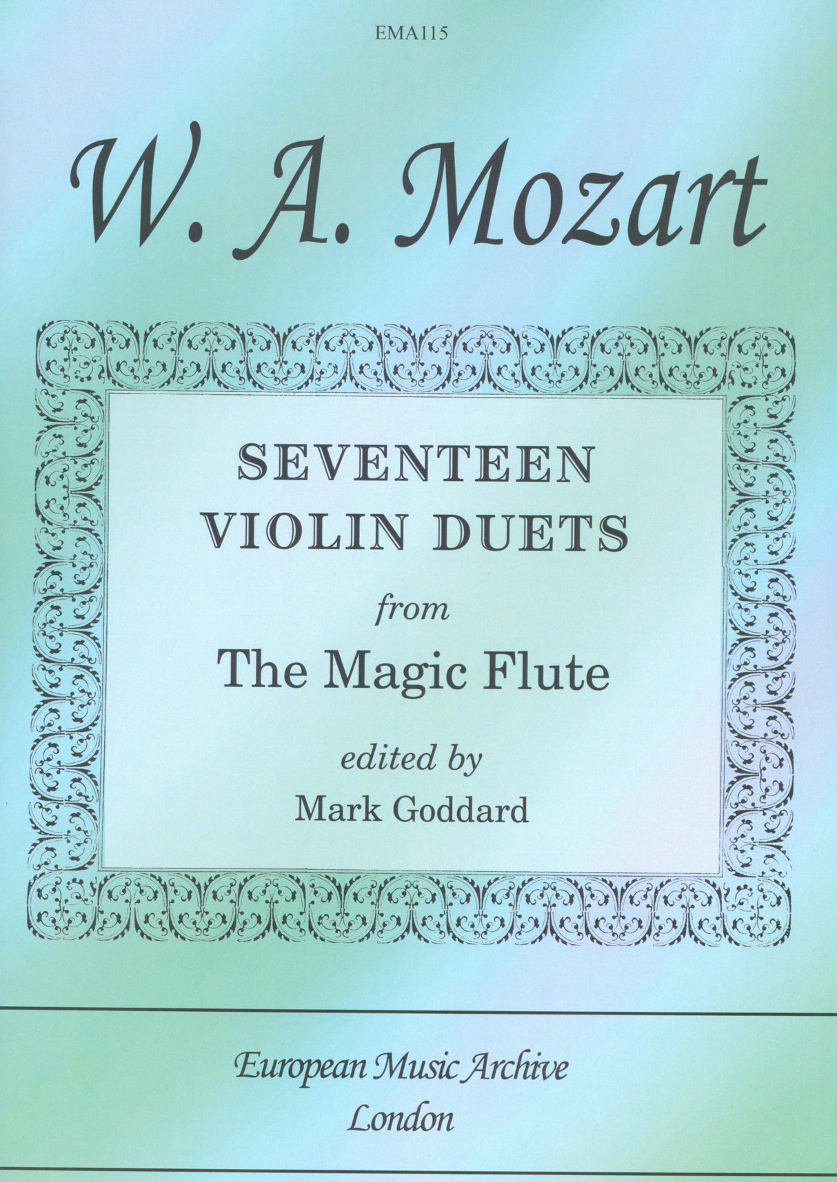 Mozart: 17 Violin Duets from "The Magic Flute"