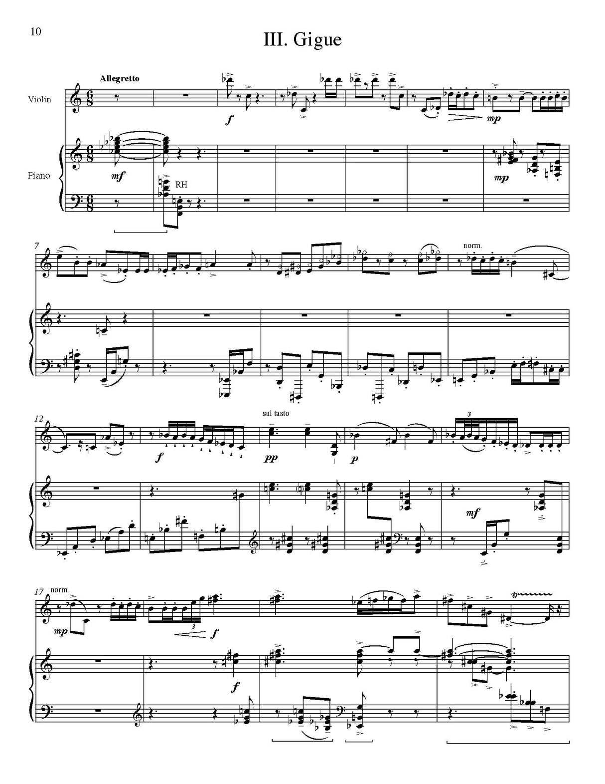 Shawn: A Chorale and Two Dances (Version for Violin & Piano)