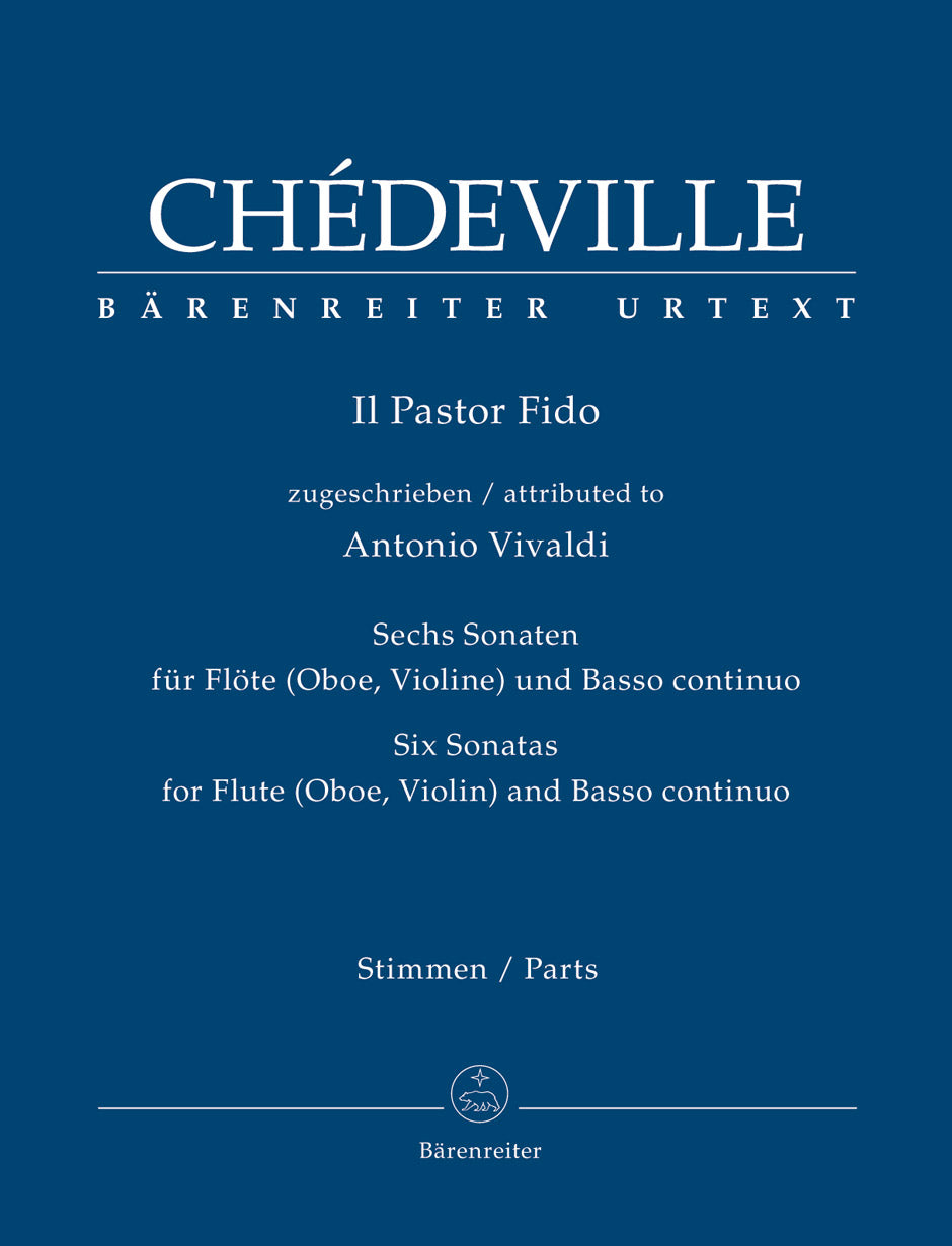 Chédeville: Il Pastor Fido - 6 Sonatas for Violin (Flute or Oboe) and Basso continuo
