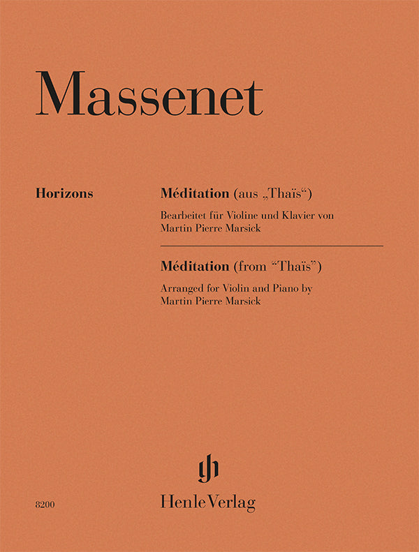 Massenet: Méditation from "Thaïs" (arr. for violin & piano)