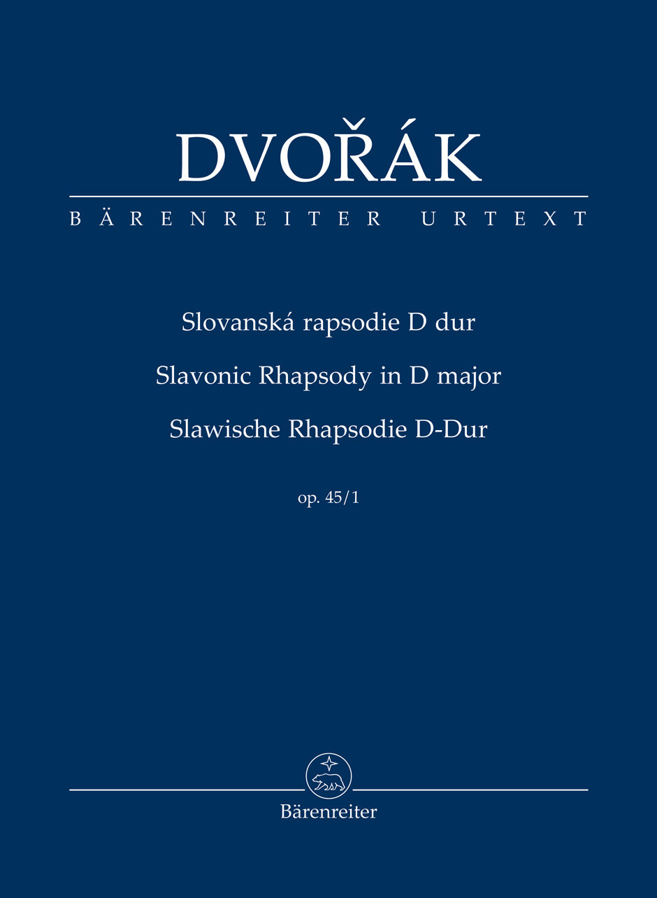 Dvořák: Slavonic Rhapsody in D Major, Op. 45, No. 1