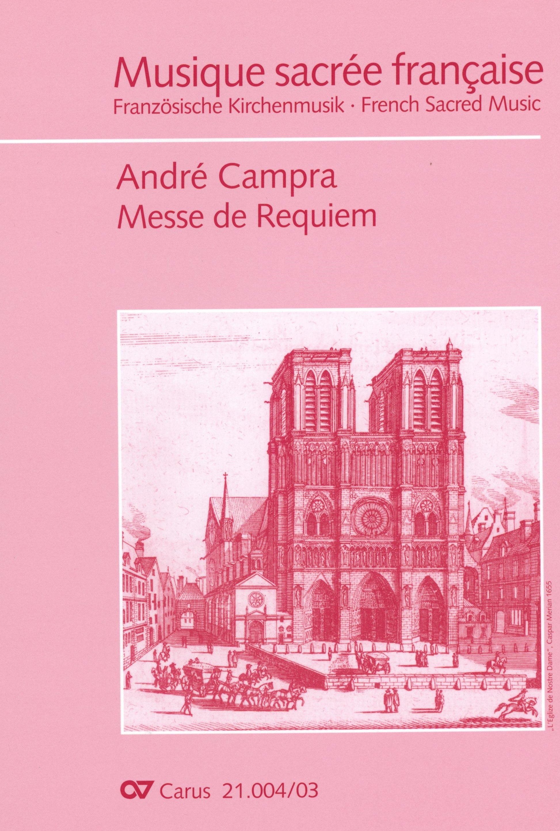 ANDRÉ CAMPRA MESSE DE REQUIEM K617 新品未開封 Campra: Messe de Requiem – Ficks Music