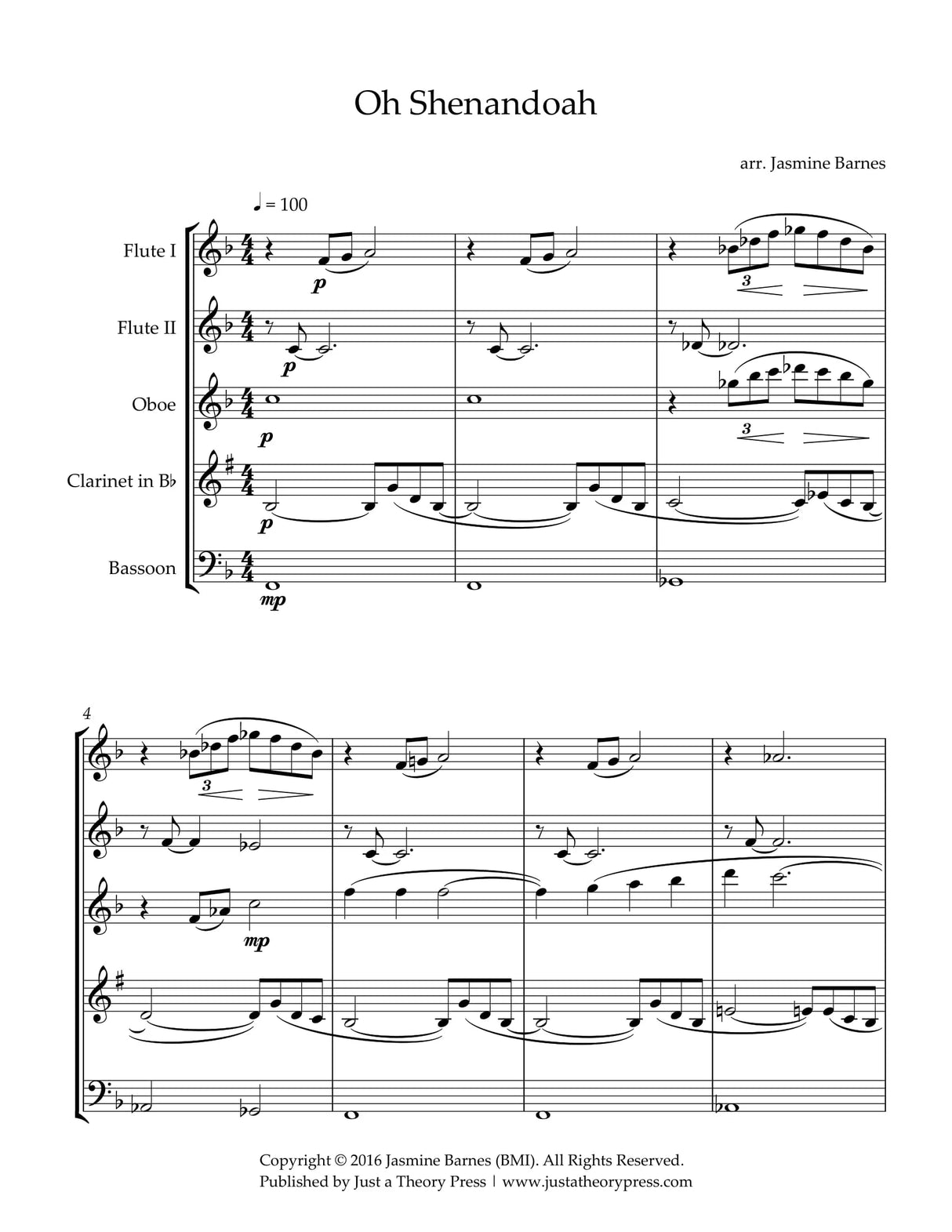 Barnes: Oh Shenandoah