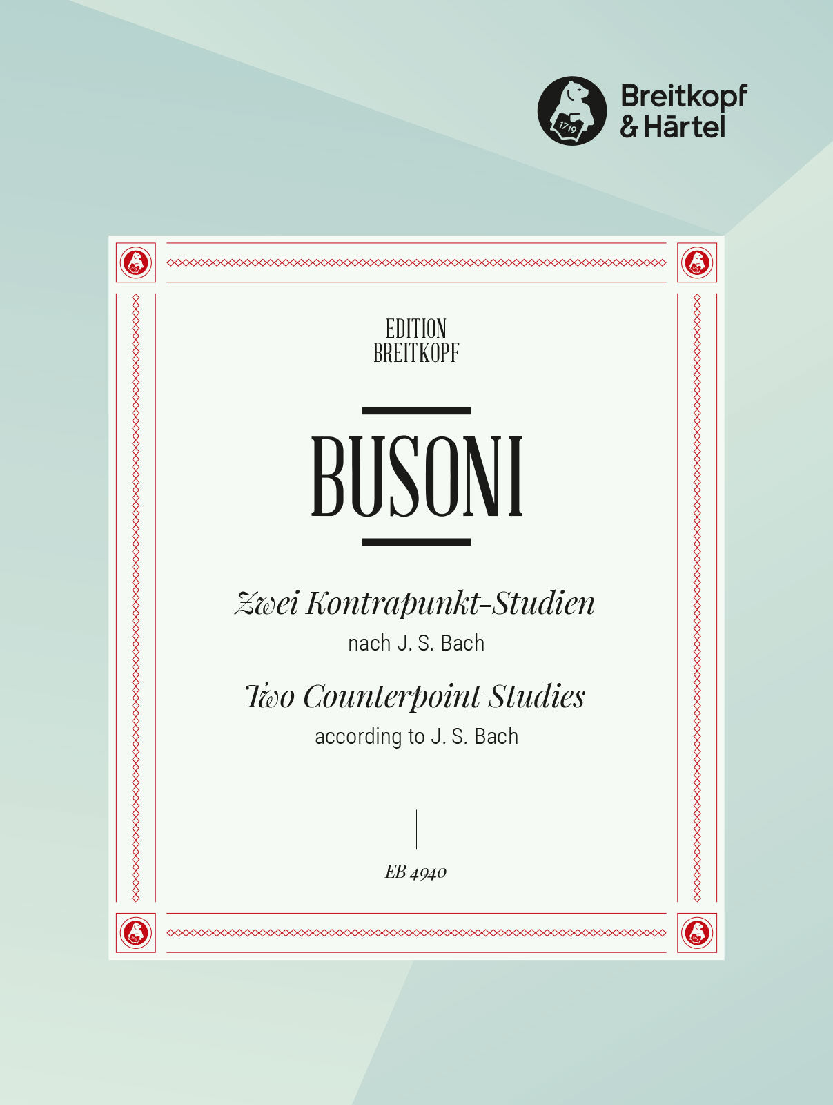 Busoni: 2 Counterpoint Studies according to J. S. Bach
