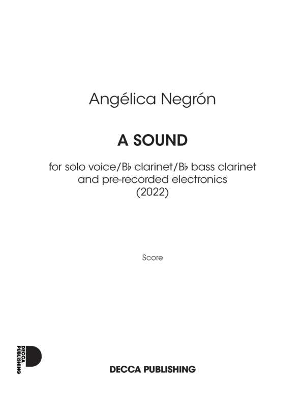 Negrón: A Sound