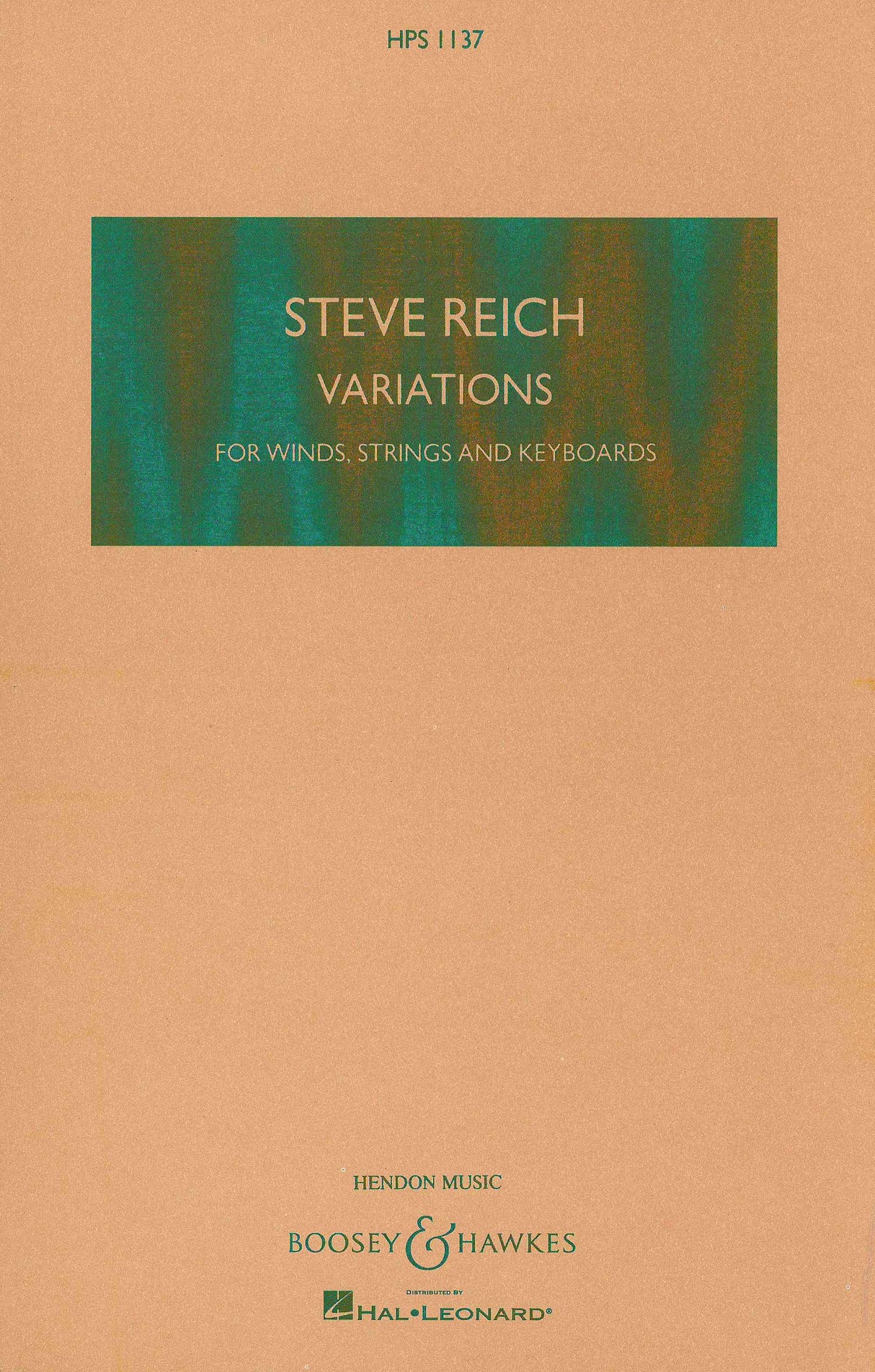 Reich: Variations for Winds, Strings, and Keyboard