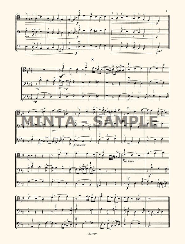 Kodály: Ten Trios from "Tricinia" (arr. for 3 cellos)