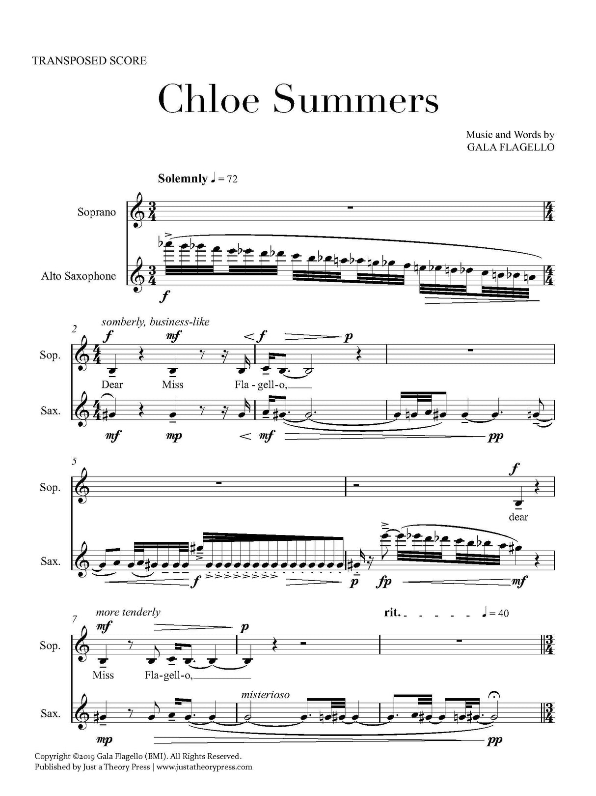 Flagello: Chloe Summers