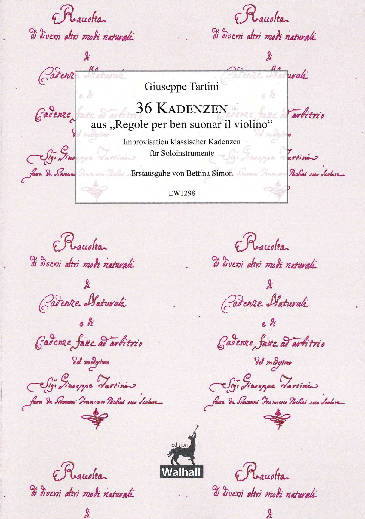 Tartini: 36 Cadenzas