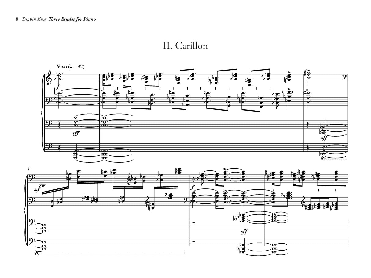 S.C. Kim: 3 Etudes