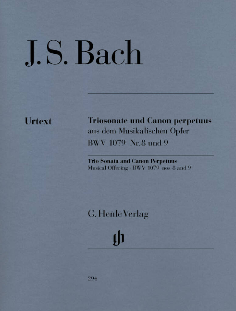 Bach: Trio Sonata and Canon Perpetuus, BWV 1079, Nos. 8 & 9