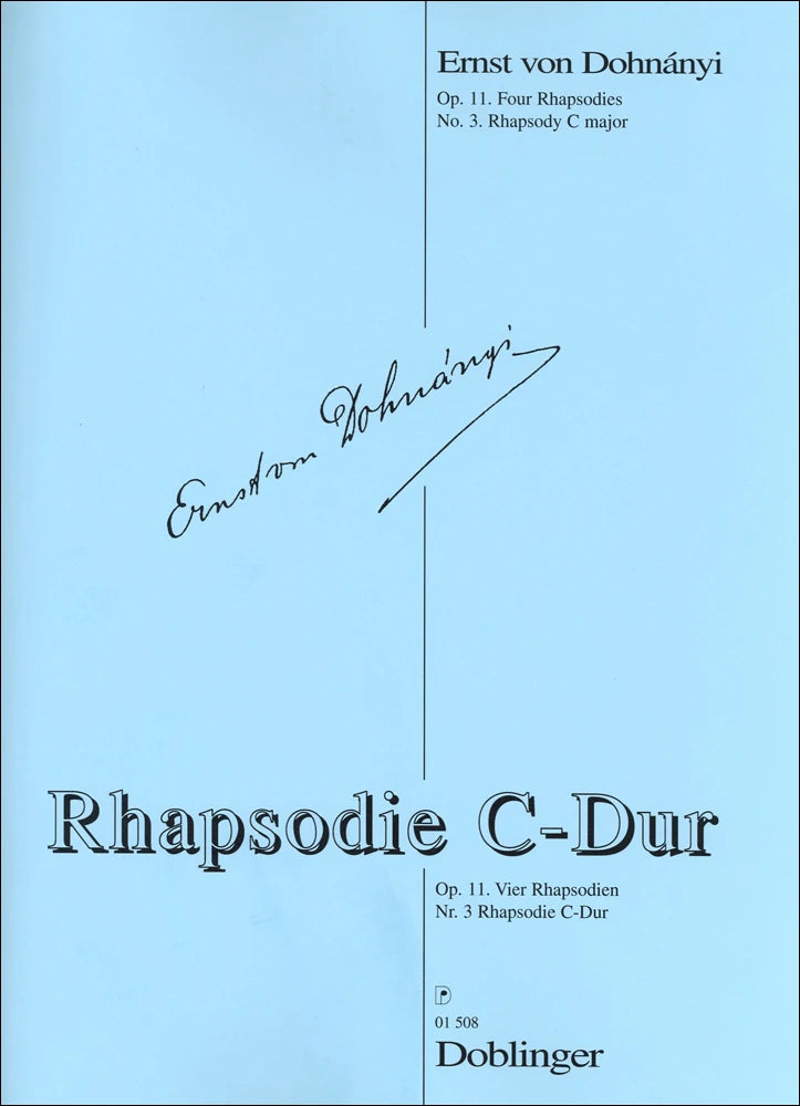 Dohnányi: Rhapsody in C Major, Op. 11, No. 3