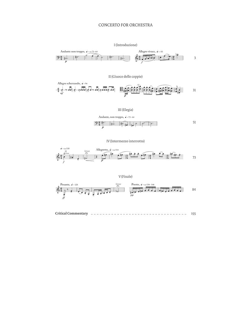 Bartók: Concerto for Orchestra