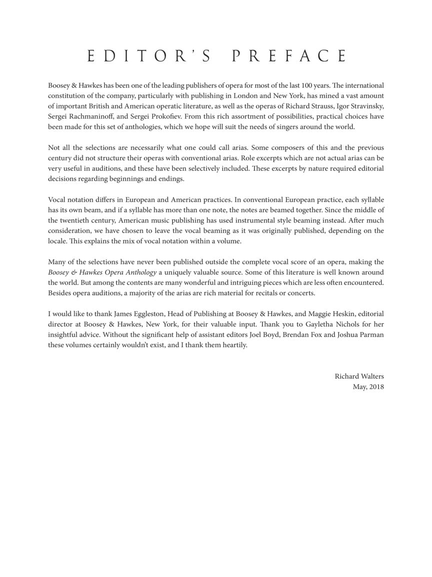 Boosey & Hawkes Opera Anthology – Baritone/Bass